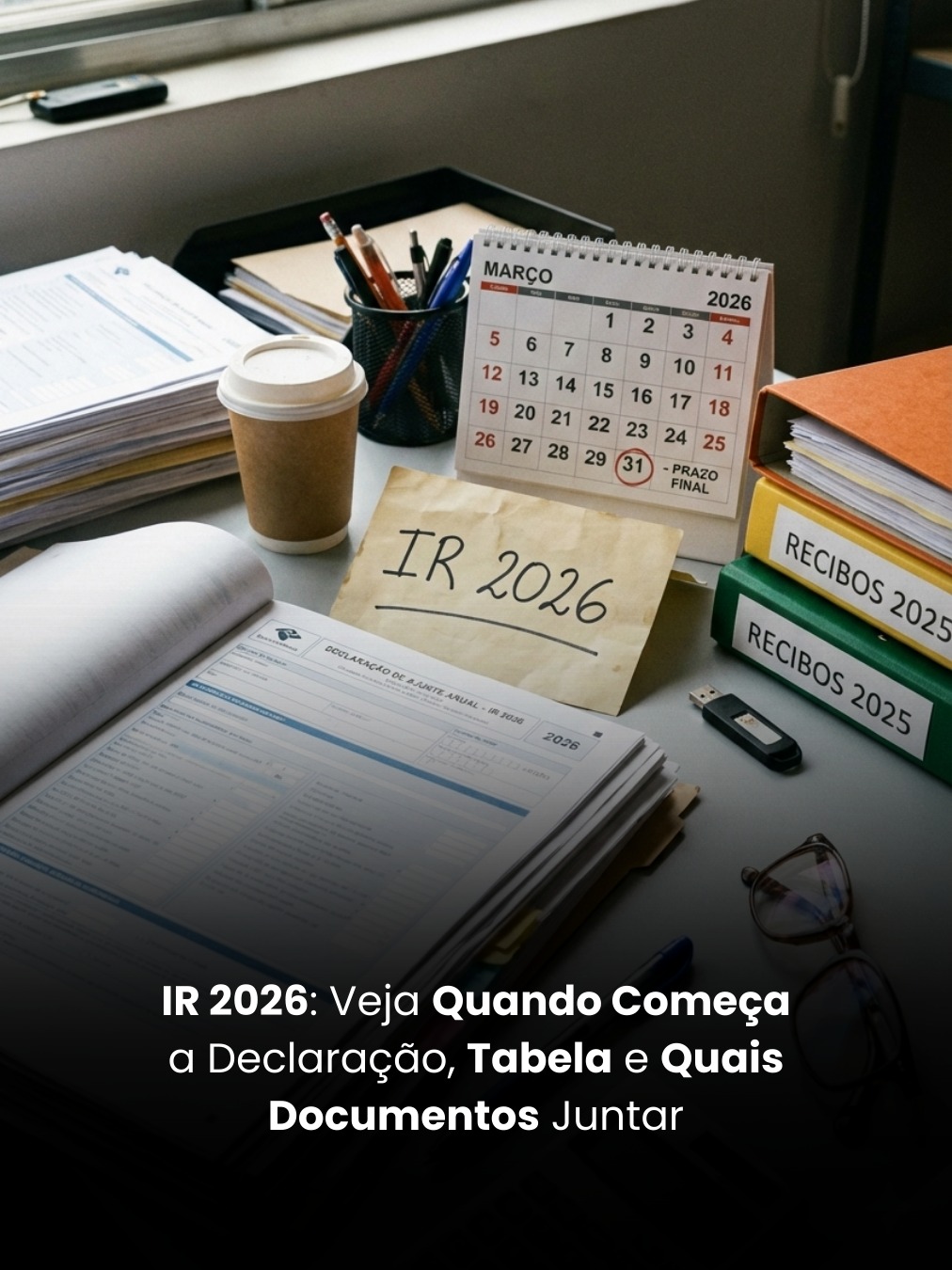 IR 2026: Veja Quando Começa a Declaração, Tabela e Quais Documentos Juntar
